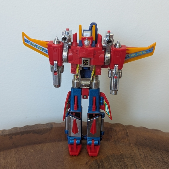 Vintage Takara King Dam 02Diaclone Robot Action Figure diecast transforming